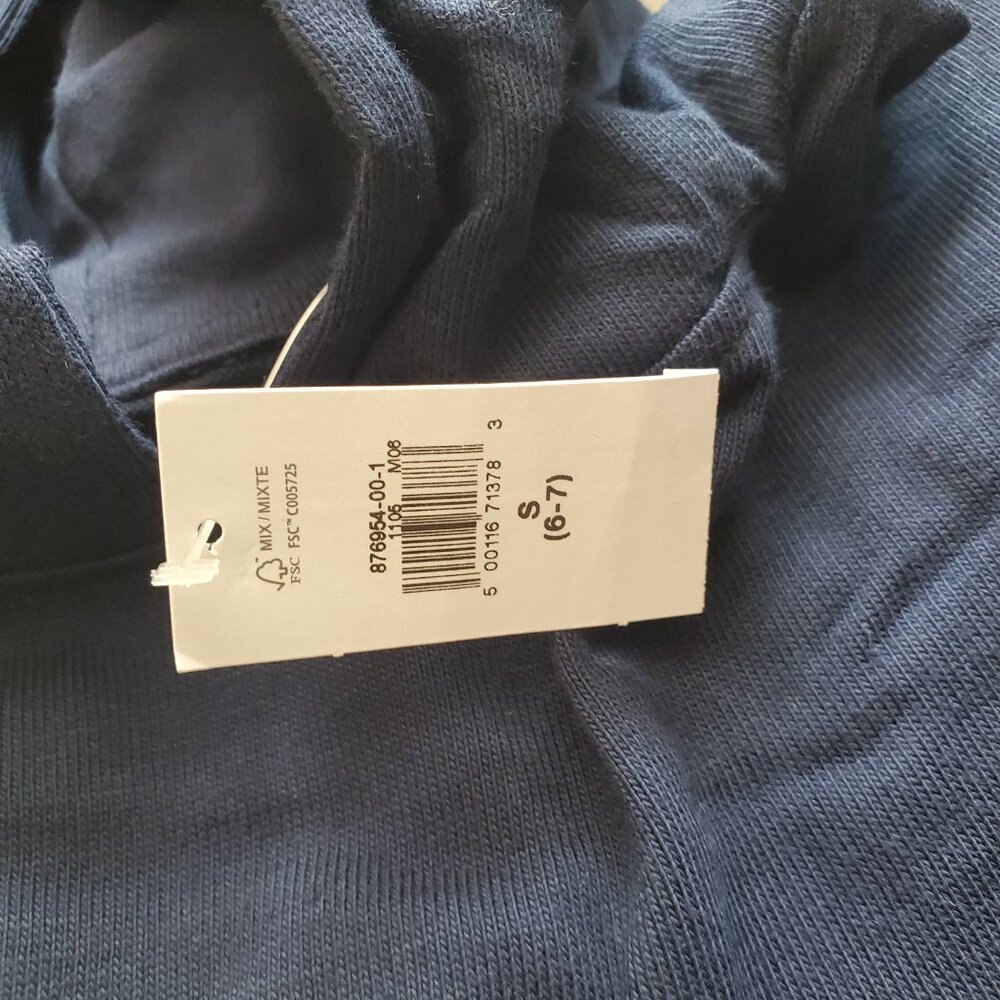 NEW Set of 2 Gap Boys Sweatshirts Pullover Hoodie Blue Green Size Small 6 - 7 - Picture 7 of 7